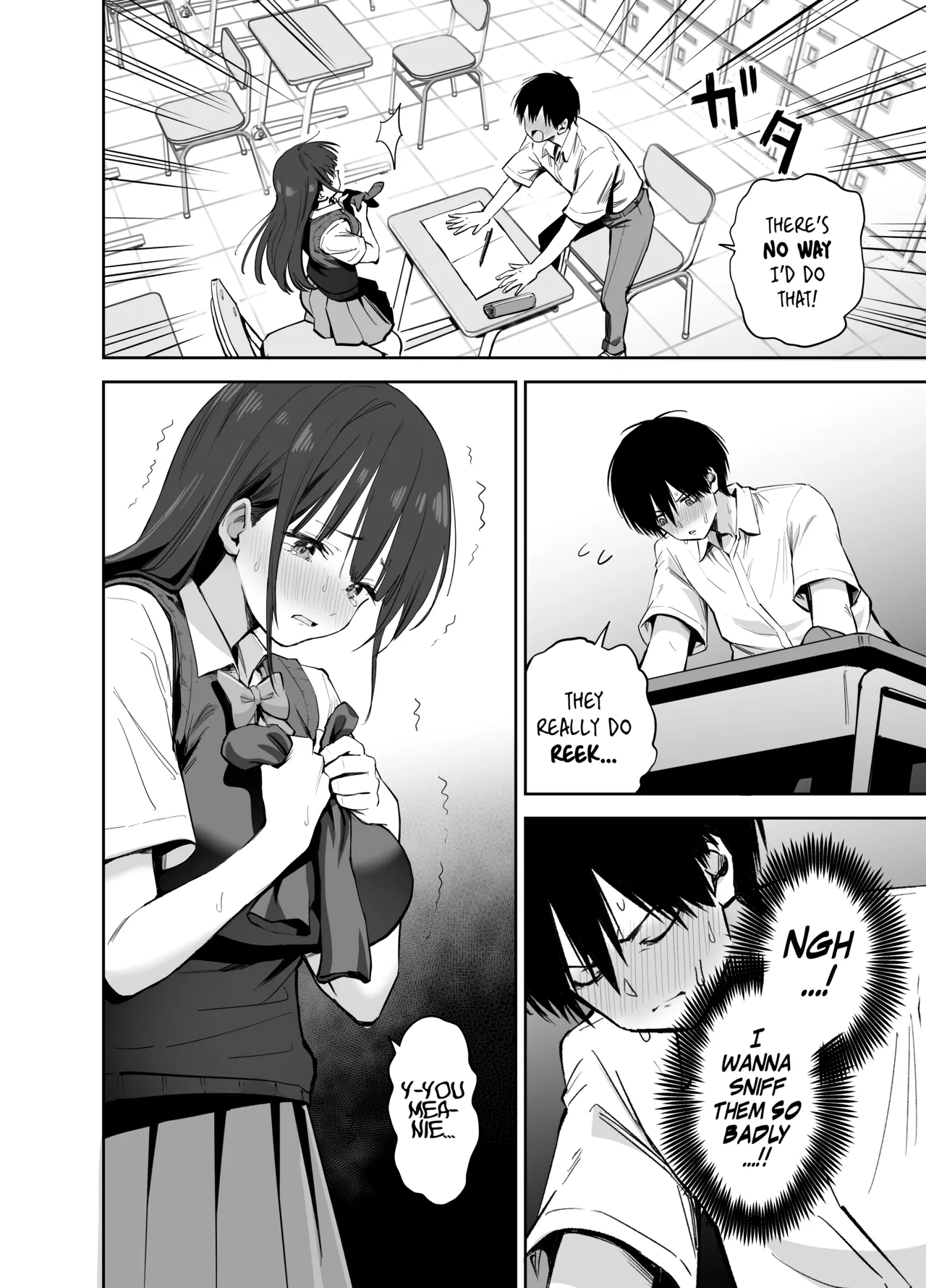 Hentai Manga Comic-If You Get To Jerk Off To My Socks, I Get To Play With Your Dick, Right?-Read-9